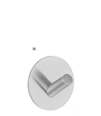 Beslagsboden Design Single Hook - Brushed Stainless Steel