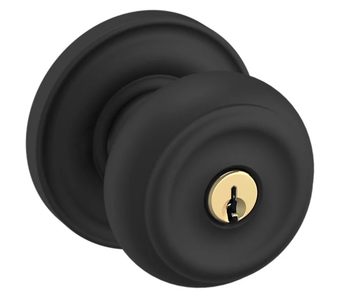 Baldwin Estate Keyed Entrance Colonial Knob