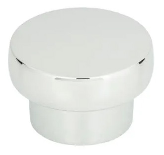 Atlas Homewares Chunky Round Knob Large 1 13/16 Inch Polished Chrome