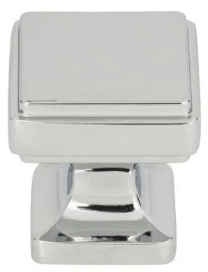 Atlas Homewares Kate Knob 1 1/8 Inch Polished Chrome