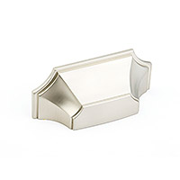 Schaub Empire 3 inch CC Cup Pull in Satin Nickel