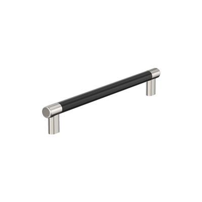 Amerock Esquire 12 Inch cc Appliance Pull Polished Nickel/Black Bronze