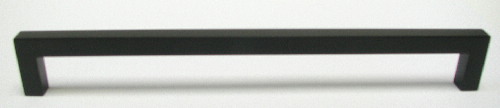 Top Knobs M1153 Nouveau III 8 13/16 Inch CC Square Bar Pull Flat Black