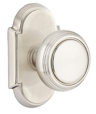Emtek Norwich 2-3/8 Inch Passage Rosette Knob, Satin Nickel
