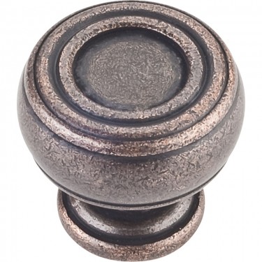 Hardware Resources Bremen 2 Cabinet Knob 1-3/16 Inch - Distressed Oil-Rubbed Bronze