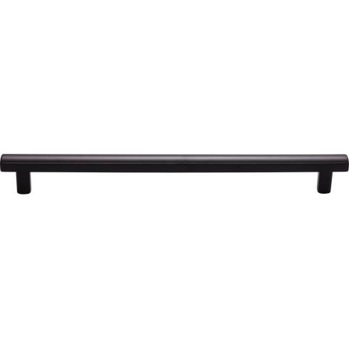 Top Knobs TK908BLK Hillmont Pull 8 13/16 Inch CC Flat Black