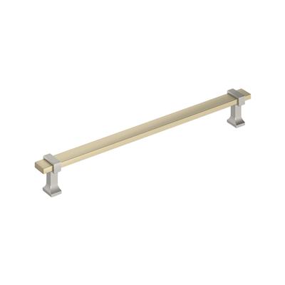 Amerock Overton 12 Inch cc Appliance Pull Golden Champagne/Satin Nickel
