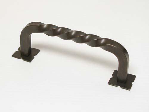 Top Knobs M784 3 3/4 Inch CC D Handle w/backplate Oil Rubbed Bronze