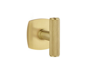 Emtek Ace Knurled Door Knob with Urban Modern Rosette