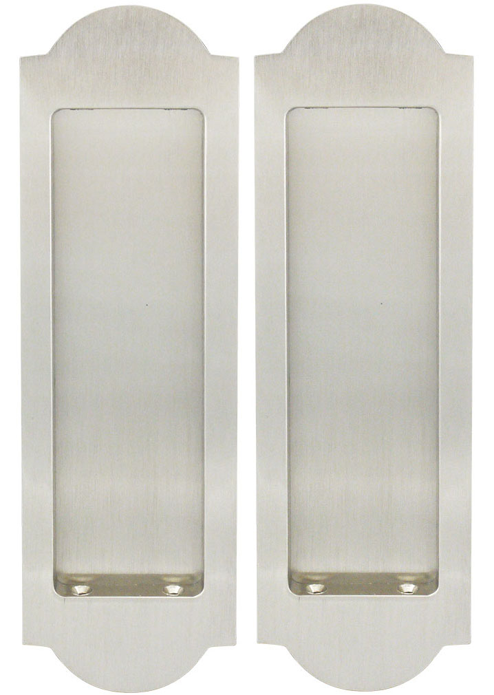 Inox Pocket Door Dummy Pair, FH31 Regal Flush Pull