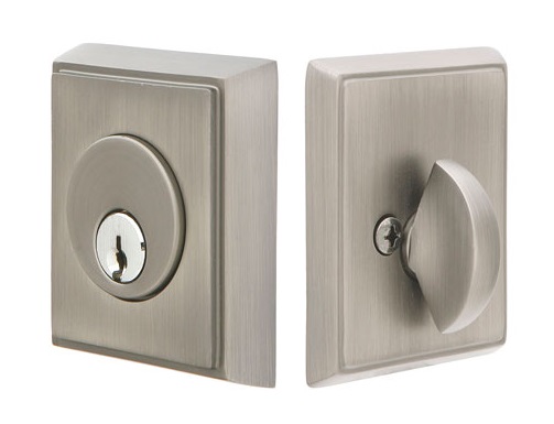 Emtek Rectangular Style Single Cylinder Deadbolt