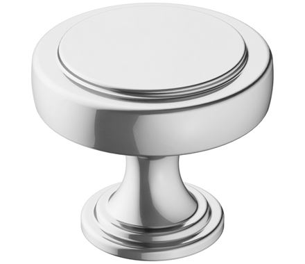 Amerock 1 1/2 in (38mm) Diameter Knob Polished Chrome