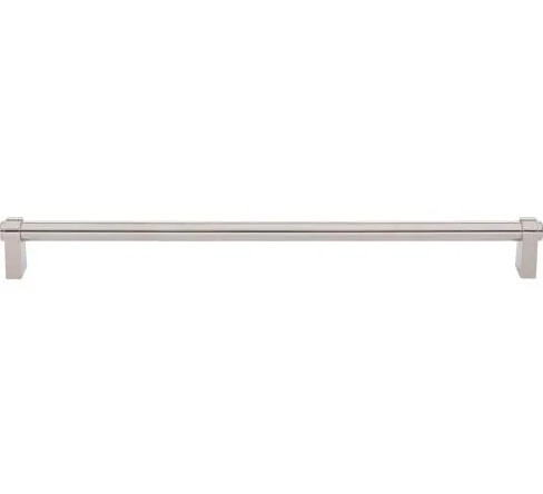 Top Knobs TK3215PN Lawrence Pull 12 Inch CC Polished Nickel