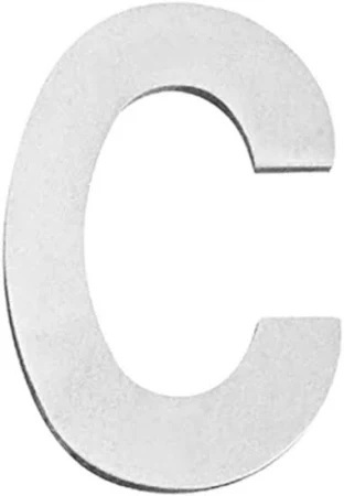 Inox 3 Inch House Letter with Concealed Screws
