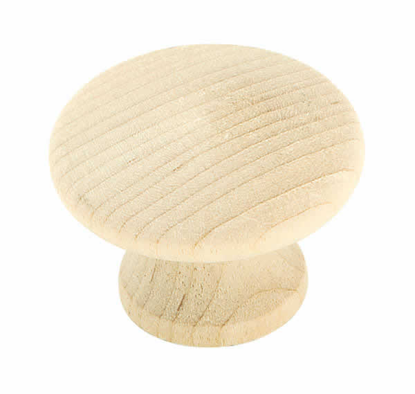 Amerock Allison Value 1 1/4 Inch Unfinished Wood Cabinet Knob
