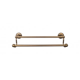 Top Knobs ED9GBZD Edwardian 24 inch Double Towel Bar German Bronze