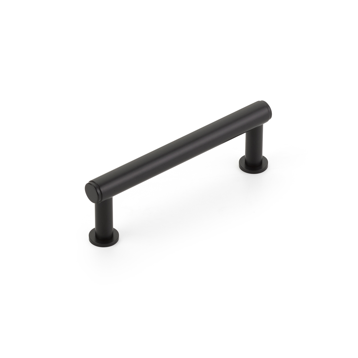 Schaub Pub House, Smooth 3-1/2 Inch cc, Matte Black Pull
