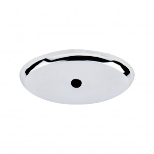 Top Knobs M2015 Aspen II Oval Backplate 1 3/4 Inch Polished Chrome