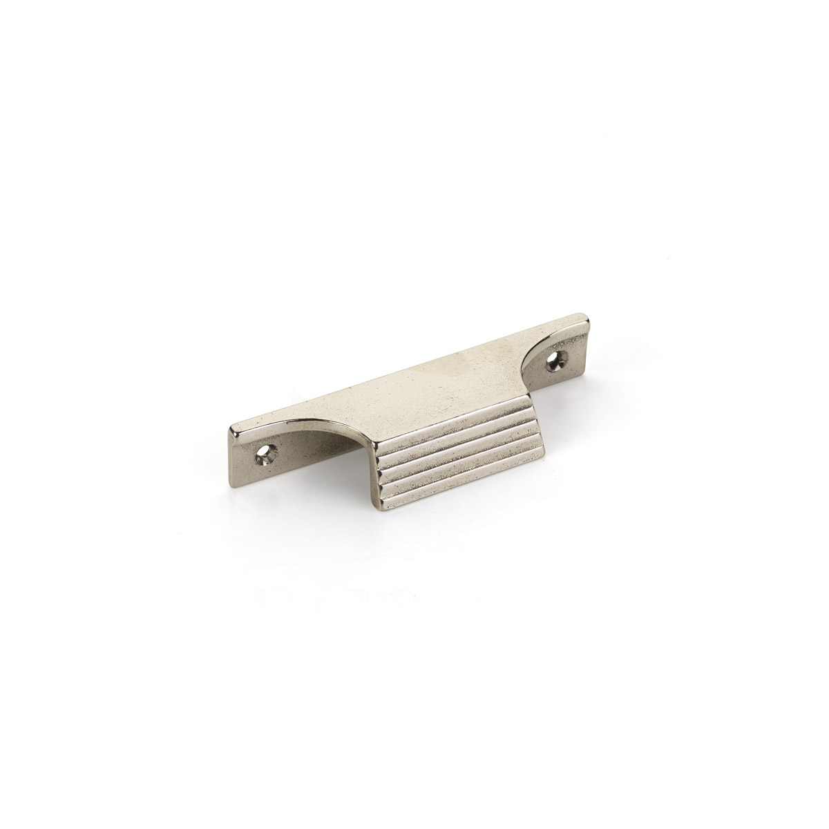 Schaub Stradella, 4 Inch and 5 Inch cc, Polished White Bronze, Edge Pull
