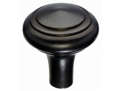 Top Knobs M1487 Aspen Peak Knob 1 1/4 Inch Medium Bronze