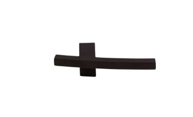Top Knobs TK84ORB Slanted 3 Inch A Knob Oil Rubbed Bronze