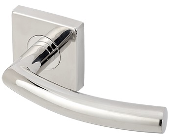 Inox 103 Oslo Lever Handle with Square Rosette