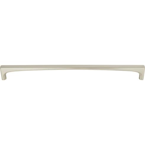 Top Knobs TK1017BSN Riverside Pull 12 Inch CC Brushed Satin Nickel