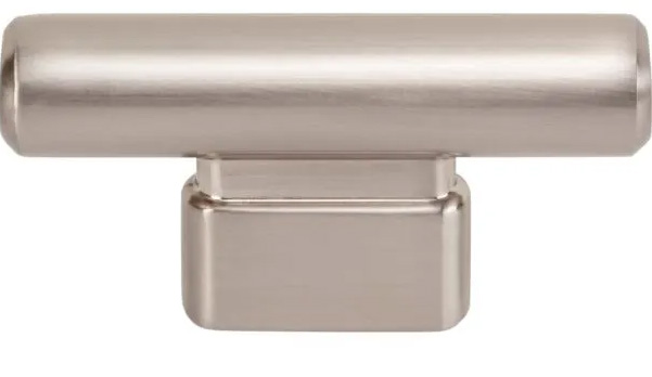 Atlas Homewares Holloway T-Knob 2 1/2 Inch Brushed Nickel