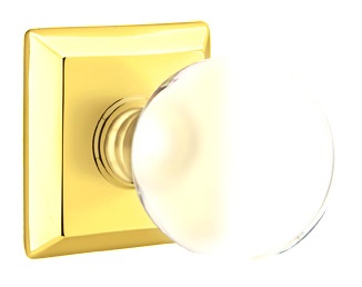 Emtek Bristol Door Knob with Quincy Rosette