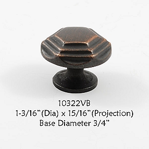 Residential Essentials 10322 Cabinet Knob in Venetian Bronze