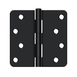 Deltana 4 Inch x 4 Inch x 1/4 Inch Radius Hinge, Residential