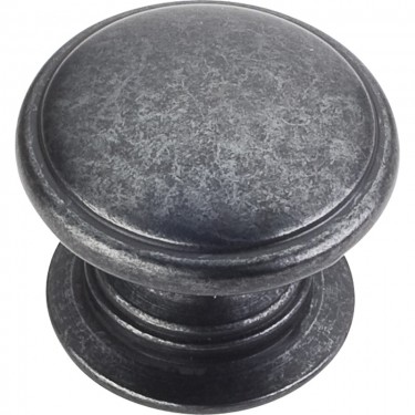 Hardware Resources Durham 1-1/4 Inch Cabinet Knob - Gun Metal