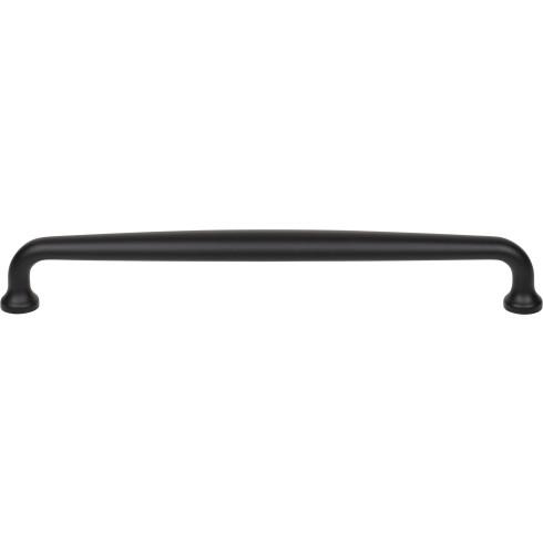 Top Knobs M2800 Charlotte Pull 8 Inch CC Flat Black