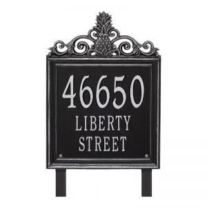 Whitehall Personalized Lanai Plaque - Estate - Lawn - 3 Line