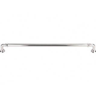 Top Knobs TK327PN Reeded Appliance Pull 12 Inch Polished Nickel