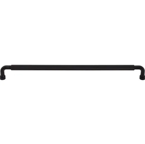 Top Knobs TK3267BLK Garrison Pull 12 Inch CC Flat Black