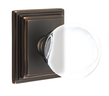 Emtek Bristol Knob with Wilshire Rosette