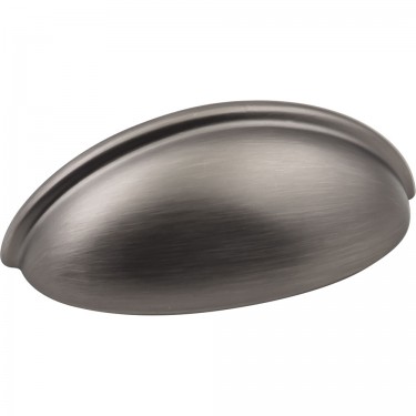 Hardware Resources Florence 3 Inch CC Cup Pull - Brushed Pewter