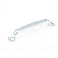 Schaub Country 6 inch CC Cabinet Pull in Polished Chrome