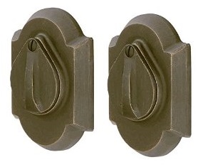Emtek Sandcast Bronze #1 Style Double Cylinder Deadbolt