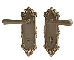 Emtek Victoria Thumbturn Privacy NON-KEYED Sideplate