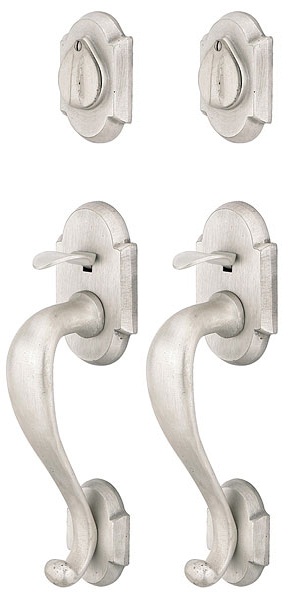 Emtek Sandcast Denver Grip by Grip Handleset