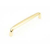 Schaub Traditional Design Pull 10 inch cc Polished Brass