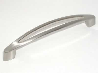 Top Knobs M389 Nouveau Verona Pull 5 1/16 Inch CC Brushed Satin Nickel