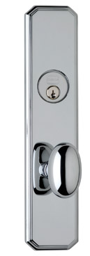 Omnia Max Steel Mortise Sideplate Lock Style 11432