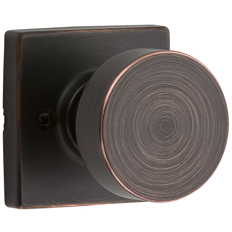 Kwikset Pismo Modern Knob with Square Rosette