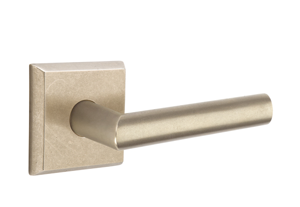 Emtek Sandcast Bronze Mariposa Lever Handle with Style 6 Rosette