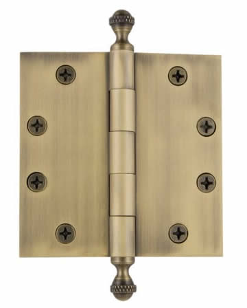Grandeur 4.5 inch Acorn Tip Hinge with Square Corners (Heavy Duty)