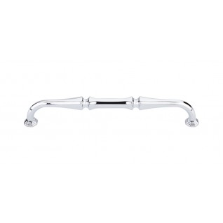 Top Knobs TK343PC Chalet Pull 7 Inch CC Polished Chrome