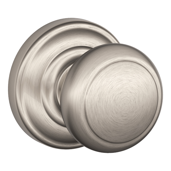 Schlage Andover Knob with Andover Rosette